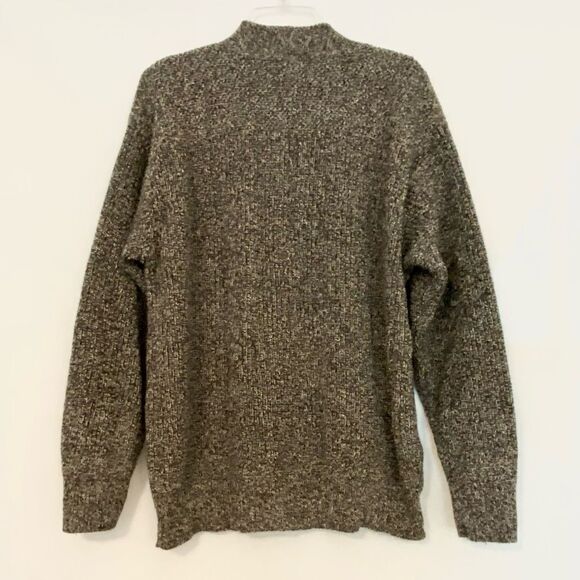 Alps heavy thick knit winter sweater size XL in brown, black, and off-white. - Picture 4 of 8